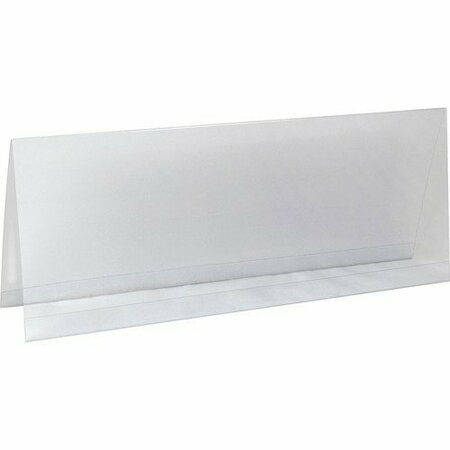 C-LINE PRODUCTS C-Line 87507, Tent Card Holders, 4 1/4in X 11in, Rigid Heavyweight Clear Plastic CLI87507